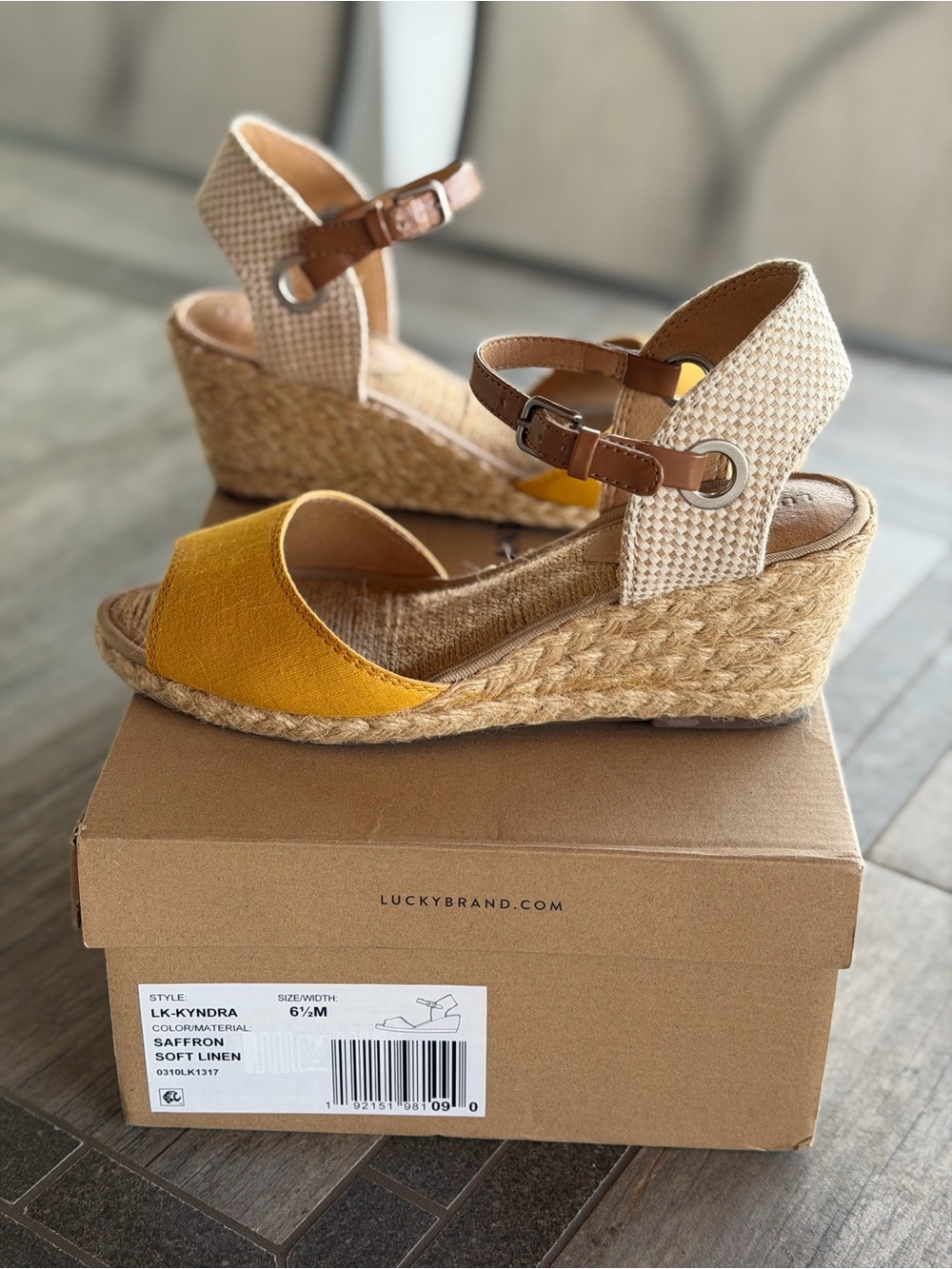 Lucky Brand Kyndra Wedge Sandals